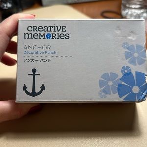 Creative memories, anchor, decorative punch